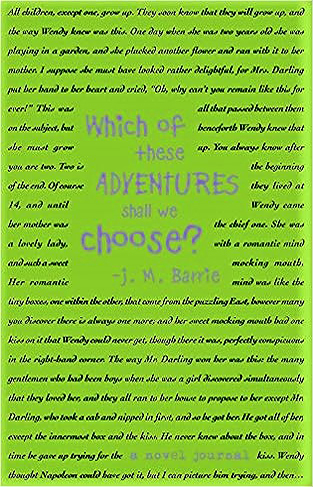 A Novel Journal: Peter Pan (Compact)